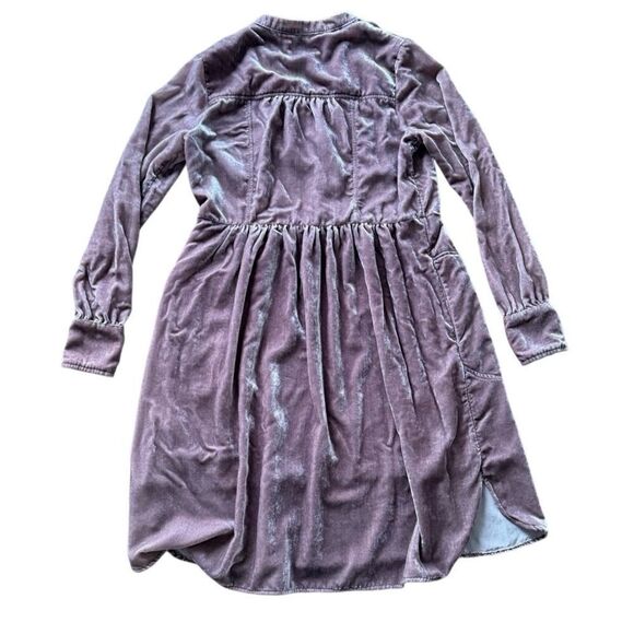 Anthropologie Holding Horses Nantes Dress Velvet Velour Schitt's Creek Alexis - Picture 3 of 6